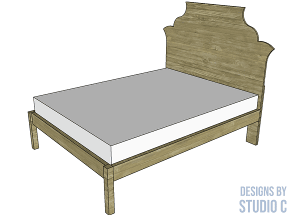 build lynette queen bed