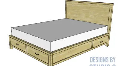build everley queen bed