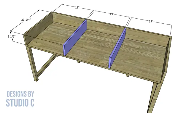 build 24 inch mobeley desk dividers