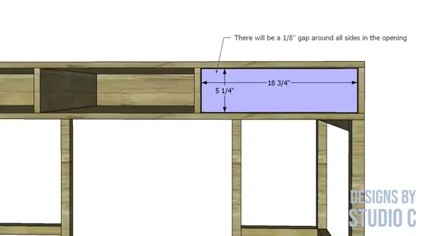 build 24 inch mobeley desk drawer front
