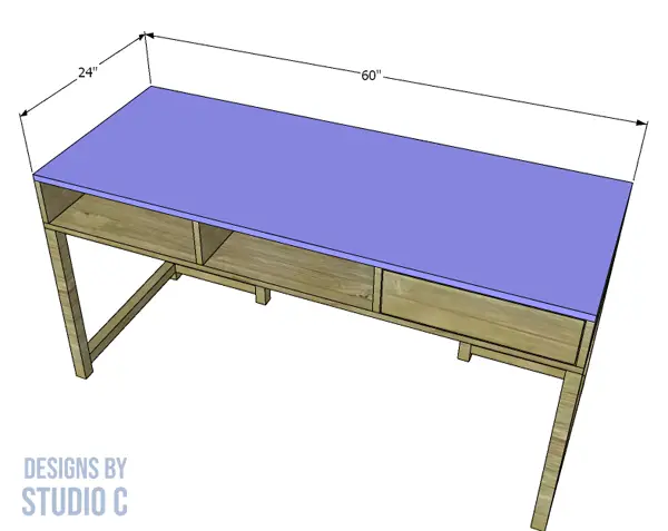 build 24 inch mobeley desk top