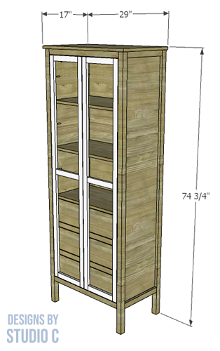 build sudbury storage cabinet dimensions