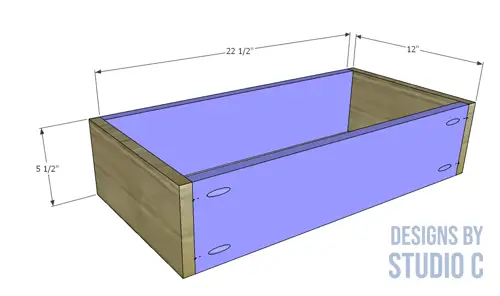 build sudbury storage cabinet drawer box