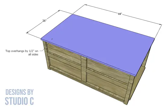 build julia storage coffee table top