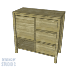 plans build leia storage cabinet