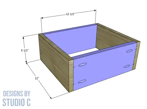 plans build leia storage cabinet drawer boxes