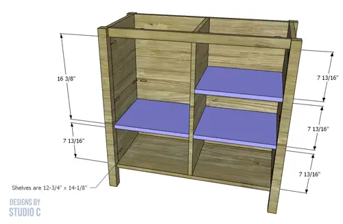 plans build leia storage cabinet shelves