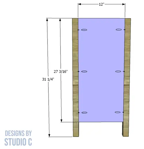 plans build leia storage cabinet legs sides