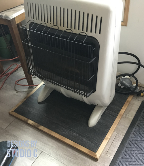 diy hearth propane gas heater completed
