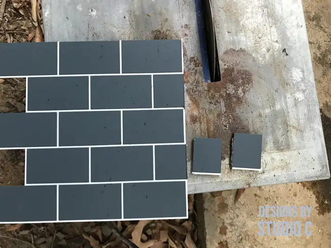 install peel stick tile on wall wet saw