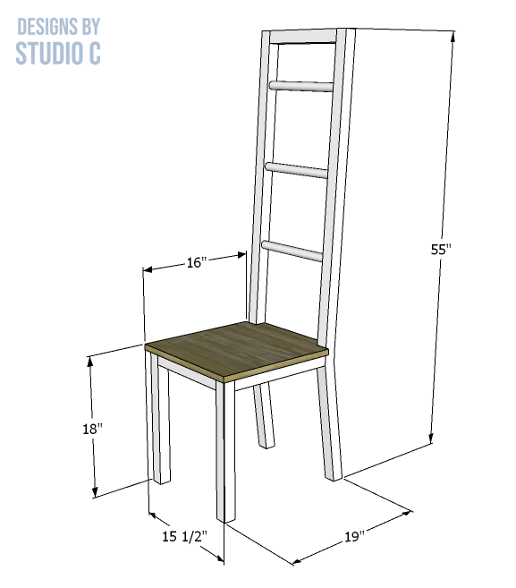 farmhouse blanket ladder diy dimensions