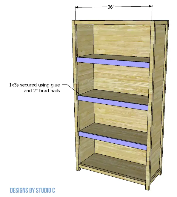 build the alpha dining cabinet shelf trim