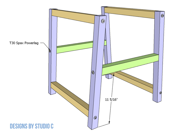 build cornelia end table leg assembly