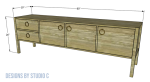 build edmond media console dimensions