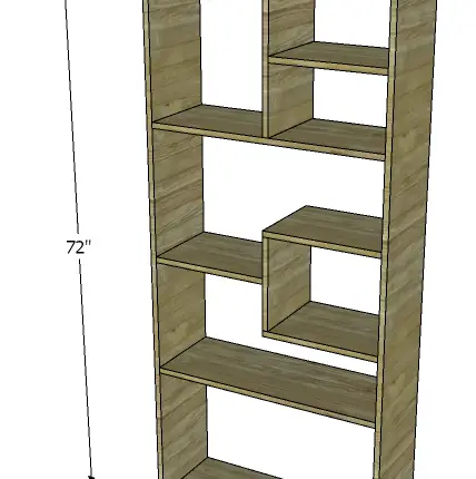 build the etagere bookcase dimensions