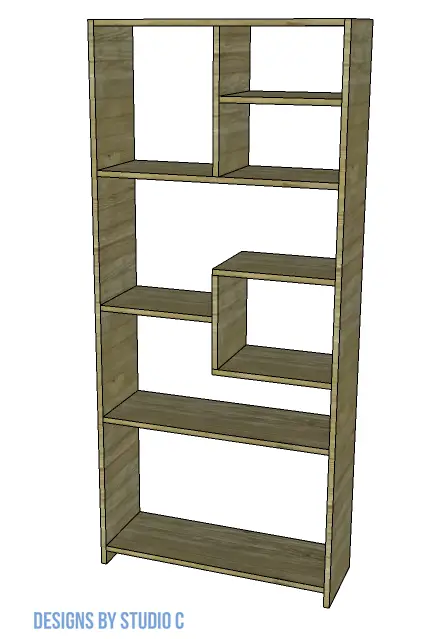 build the etagere bookcase