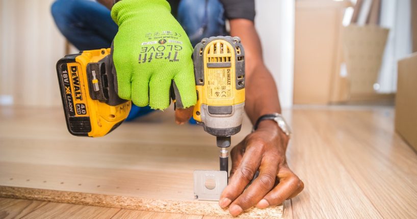 essential tools for new do it yourselfers drill and gloves