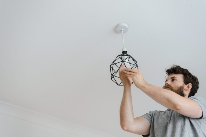 lights over kitchen sink DIY light installation