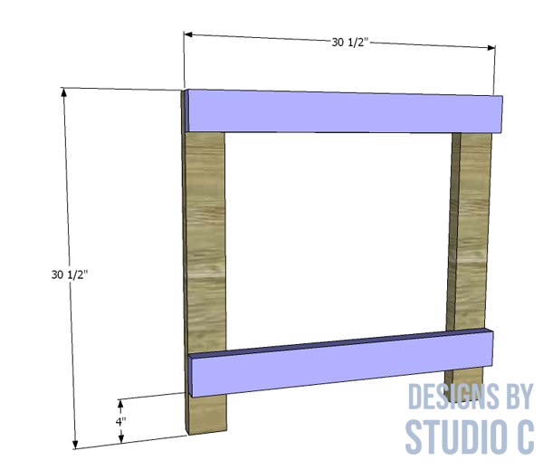 DIY build new top work table end frames