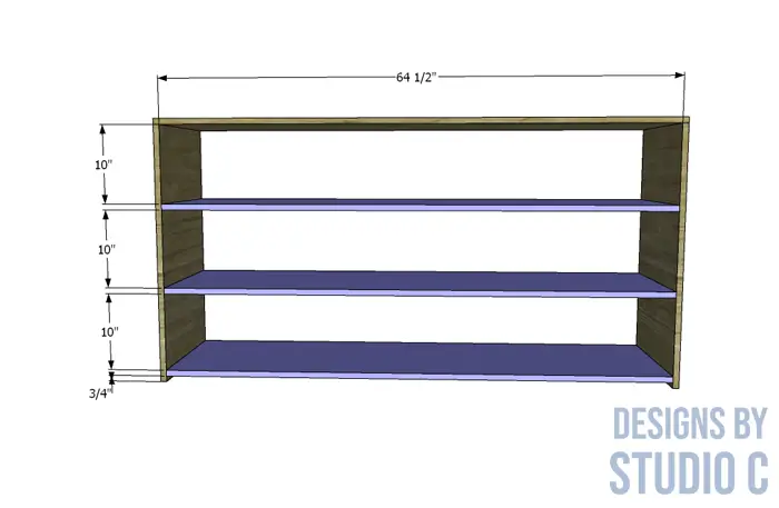 build otto seven drawer dresser shelves