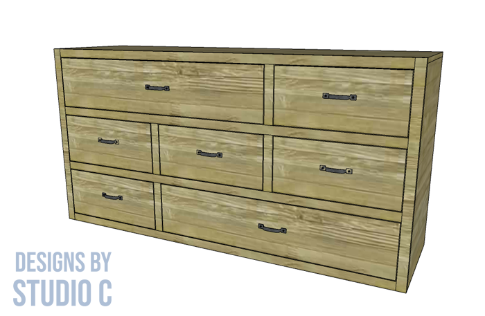 build otto seven drawer dresser