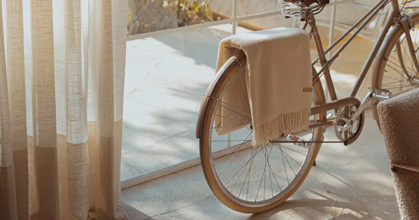incorporating neutral colors in the home featured with bicycle
