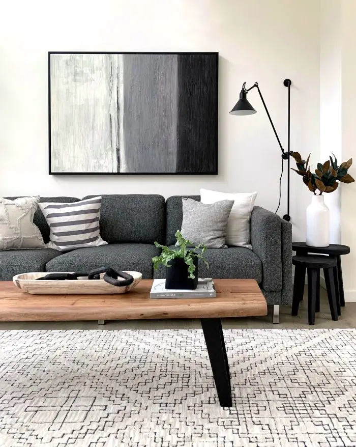 how to choose the perfect coffee table dark grey sofa