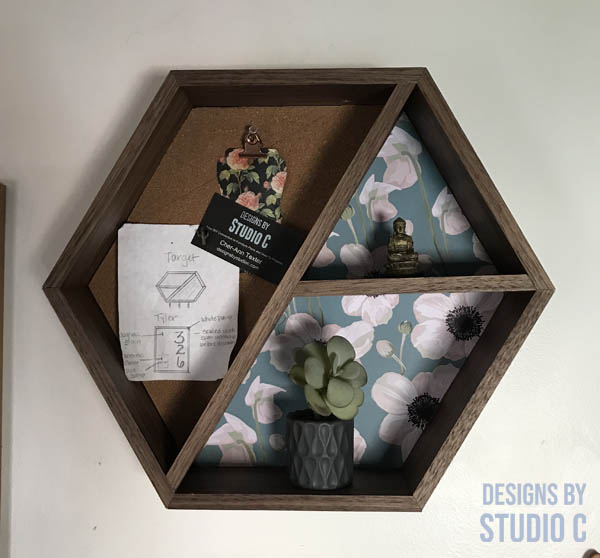 easy to build hexagon wall shelf featured image