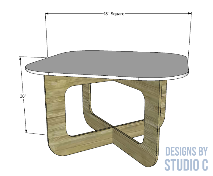 plans build modern dining table dimensions