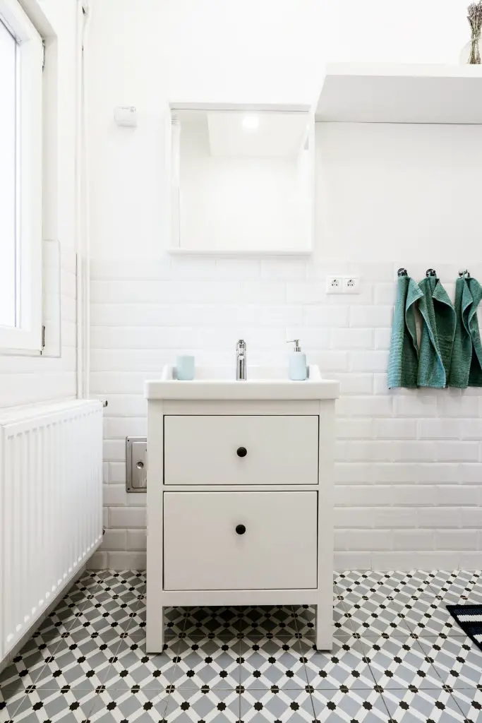 bathroom renovation on a budget small vanity cabinet