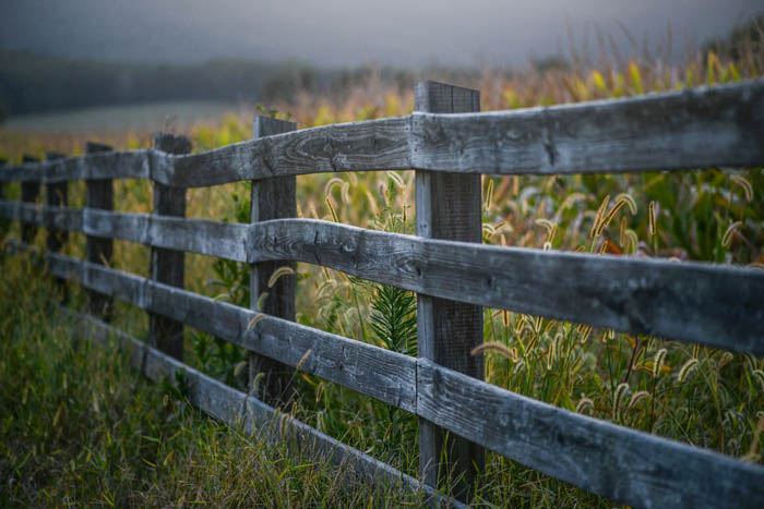 different types of fencing materials wood fence