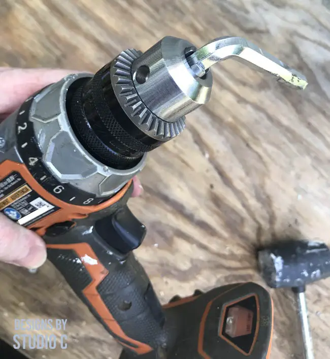 how to replace the chuck on your drill allen wrench to tighten