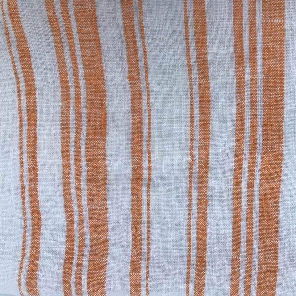 handcrafted linen dish towels orange