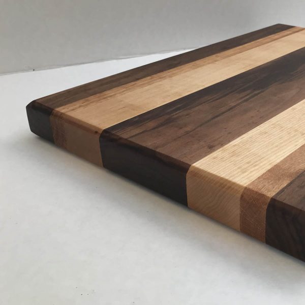 large hardwood cutting boards walnut edge view