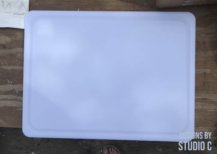 build a resin mold using plastic cutting boards 15x20 board