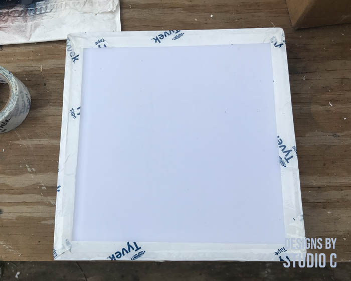 build a resin mold using plastic cutting boards back side of finished project