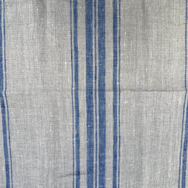 natural linen dish towels blue