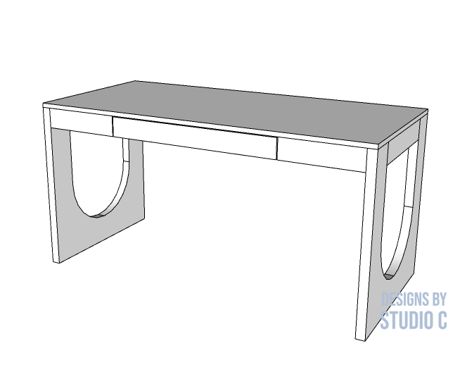 DIY plans to build the ella desk original view