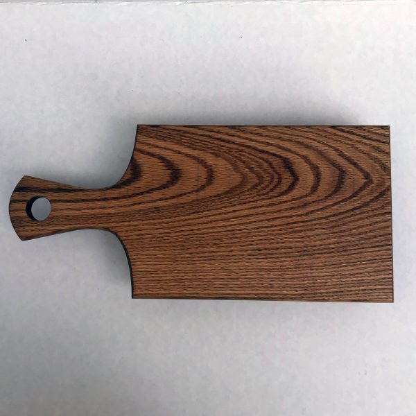 hardwood serving board with handle product image