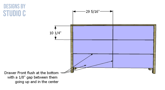 diy plans to build a lacrosse dresser drawer fronts