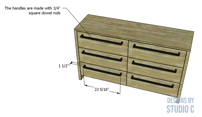 diy plans to build a lacrosse dresser drawer handles