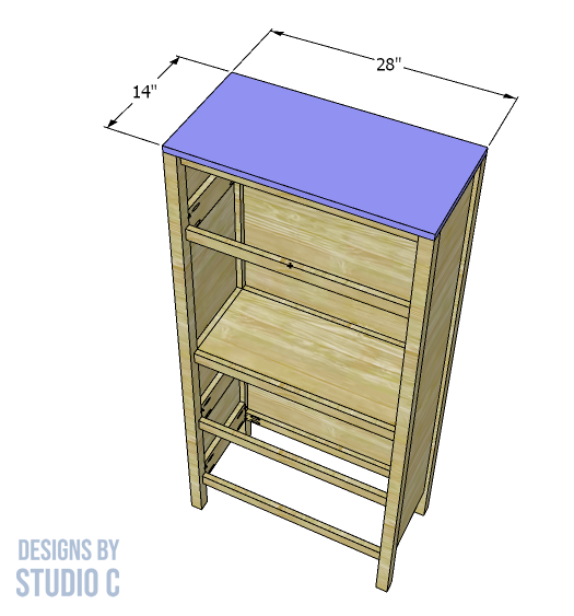 plans to build the Valerie storage cabinet top