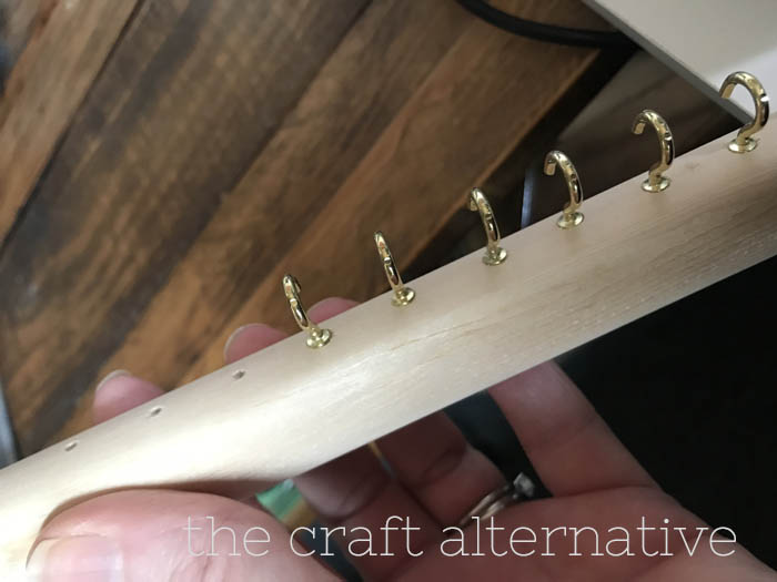 how to make a cast on comb for a knitting machine showing the hooks in the wood